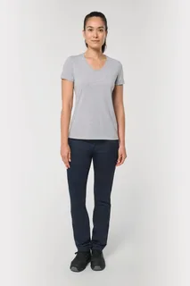 WK. Designed To Work Ecologisch antibacterieel dames-T-shirt met V-hals – foto 4