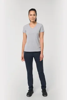 WK. Designed To Work Ecologisch antibacterieel dames-T-shirt met V-hals – foto 5