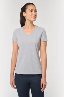WK. Designed To Work Ecologisch antibacterieel dames-T-shirt met V-hals – foto 3