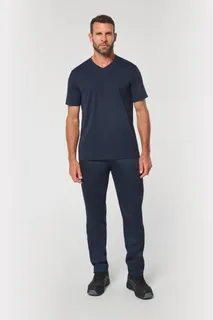 WK. Designed To Work Ecologisch antibacterieel heren-T-shirt met V-hals – foto 3