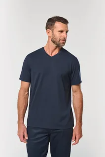WK. Designed To Work Ecologisch antibacterieel heren-T-shirt met V-hals – foto 1