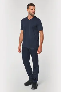 WK. Designed To Work Ecologisch antibacterieel heren-T-shirt met V-hals – foto 4