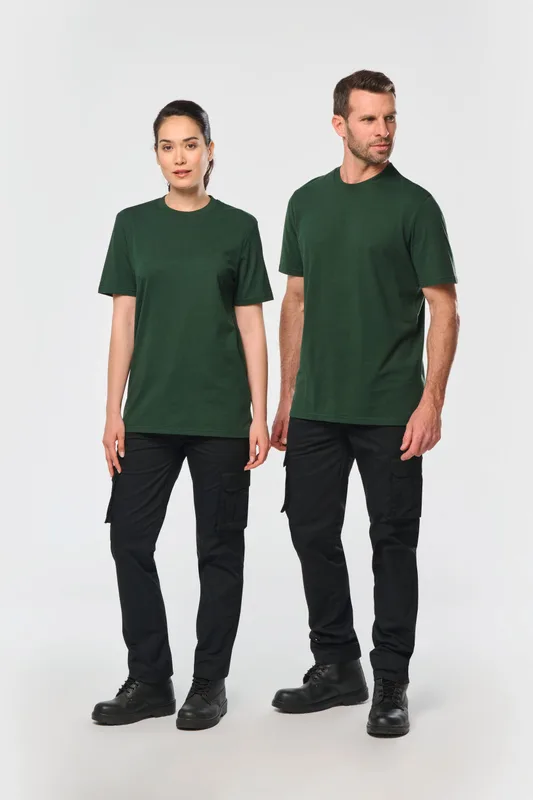 WK. Designed To Work Unisex eco-friendly short sleeve t-shirt