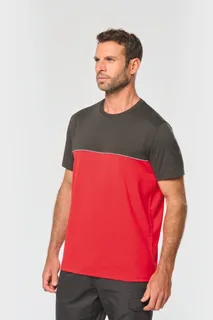 WK. Designed To Work Ecologisch tweekleurig uniseks T-shirt met korte mouwen – foto 2