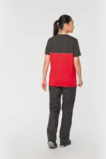 WK. Designed To Work Ecologisch tweekleurig uniseks T-shirt met korte mouwen – foto 6