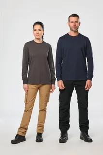 WK. Designed To Work Ecologisch uniseks T-shirt met lange mouwen – foto 9