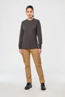 WK. Designed To Work Ecologisch uniseks T-shirt met lange mouwen – foto 8