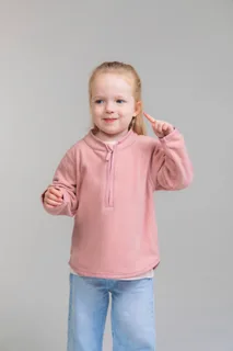 Larkwood Kinderfleece met1/4 rits – foto 1