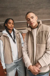 Native Spirit Ecologische uniseks bodywarmer van sherpa – foto 7