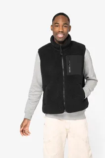Native Spirit Ecologische uniseks bodywarmer van sherpa – foto 4