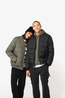 Native Spirit Eco-friendly unisex teddy collar padded jacket – foto 3