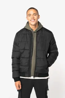 Native Spirit Eco-friendly unisex teddy collar padded jacket – foto 4