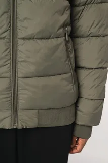 Native Spirit Eco-friendly unisex teddy collar padded jacket – foto 8