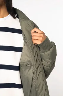Native Spirit Eco-friendly unisex teddy collar padded jacket – foto 9