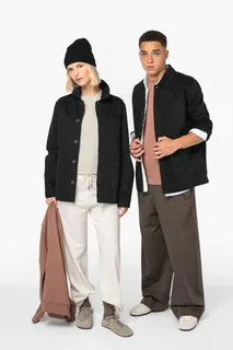 Native Spirit Eco-friendly unisex washed effect work jacket – foto 8