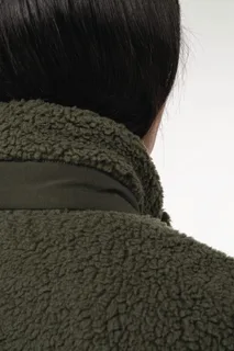 Native Spirit Eco-friendly unisex sherpa jacket – foto 9