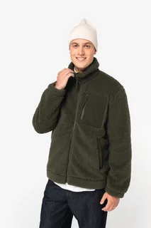 Native Spirit Eco-friendly unisex sherpa jacket – foto 2