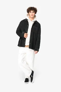 Native Spirit Eco-friendly men’s washed effect corduroy jacket – foto 2