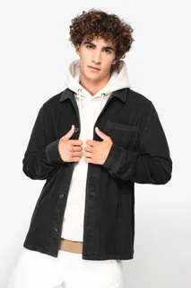 Native Spirit Eco-friendly men’s washed effect corduroy jacket – foto 3