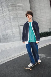 Native Spirit Eco-friendly men’s washed effect corduroy jacket – foto 5