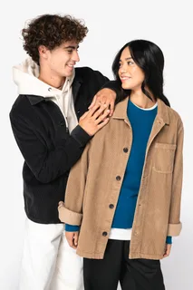 Native Spirit Eco-friendly men’s washed effect corduroy jacket – foto 4