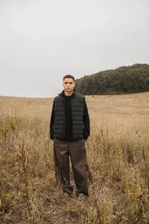 Native Spirit Duurzame gewatteerde herenbodywarmer – foto 6