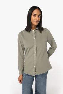 Native Spirit Eco-friendly ladies’ washed effect shirt – foto 1