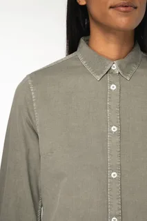 Native Spirit Eco-friendly ladies’ washed effect shirt – foto 8