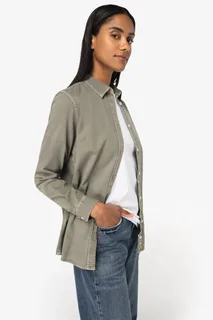 Native Spirit Eco-friendly ladies’ washed effect shirt – foto 5