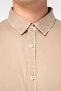 Native Spirit Eco-friendly men's washed effect shirt – foto 9