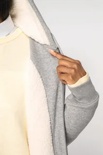 Native Spirit Ecologische uniseks sweater met rits en sherpavoering – foto 6