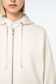 Native Spirit Eco-friendly unisex oversized full-zip hooded sweatshirt – foto 9