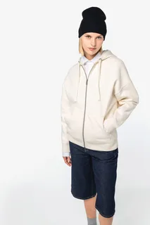 Native Spirit Eco-friendly unisex oversized full-zip hooded sweatshirt – foto 3