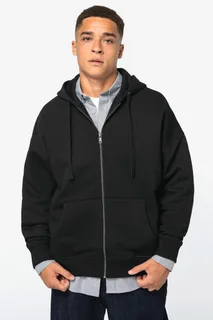 Native Spirit Eco-friendly unisex oversized full-zip hooded sweatshirt – foto 5