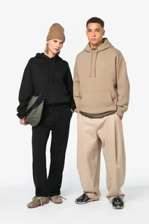 Native Spirit Duurzame uniseks oversized sweater met capuchon – foto 3