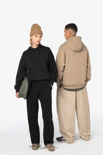 Native Spirit Duurzame uniseks oversized sweater met capuchon – foto 8
