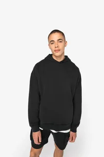 Native Spirit Duurzame uniseks oversized verwassen sweater met capuchon – foto 3