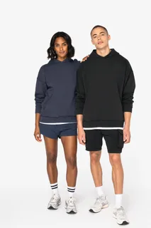 Native Spirit Duurzame uniseks oversized verwassen sweater met capuchon – foto 2