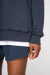 Native Spirit Duurzame uniseks oversized verwassen sweater met capuchon – foto 8