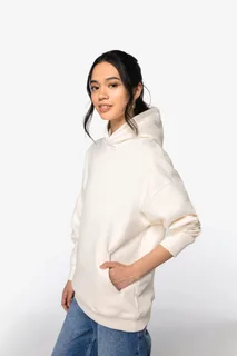 Native Spirit Ecologische uniseks oversized sweater met capuchon – foto 4