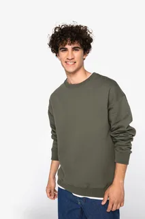 Native Spirit Ecologische oversized uniseks sweater met ronde hals – foto 1