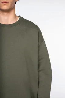 Native Spirit Ecologische oversized uniseks sweater met ronde hals – foto 6
