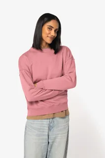 Native Spirit Ecologische dames sweater met ronde hals en verlaagde schouders – foto 5
