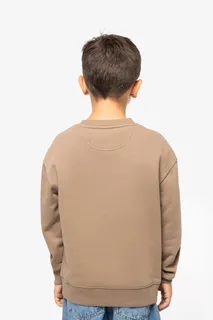 Native Spirit Ecologische cropped kindersweater met ronde hals – foto 4