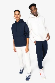 Native Spirit Eco-friendly unisex brushed fleece dropped shoulders hooded sweatshirt – foto 2