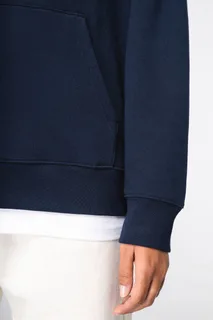 Native Spirit Eco-friendly unisex brushed fleece dropped shoulders hooded sweatshirt – foto 5