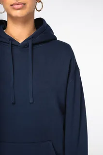 Native Spirit Eco-friendly unisex brushed fleece dropped shoulders hooded sweatshirt – foto 4