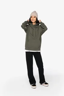 Native Spirit Eco-friendly unisex brushed fleece dropped shoulders hooded sweatshirt – foto 14