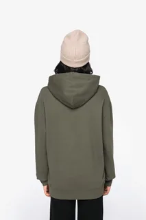 Native Spirit Eco-friendly unisex brushed fleece dropped shoulders hooded sweatshirt – foto 13