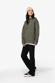 Native Spirit Eco-friendly unisex brushed fleece dropped shoulders hooded sweatshirt – foto 8
